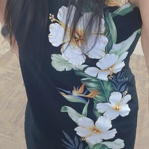 Floral Black Dress
